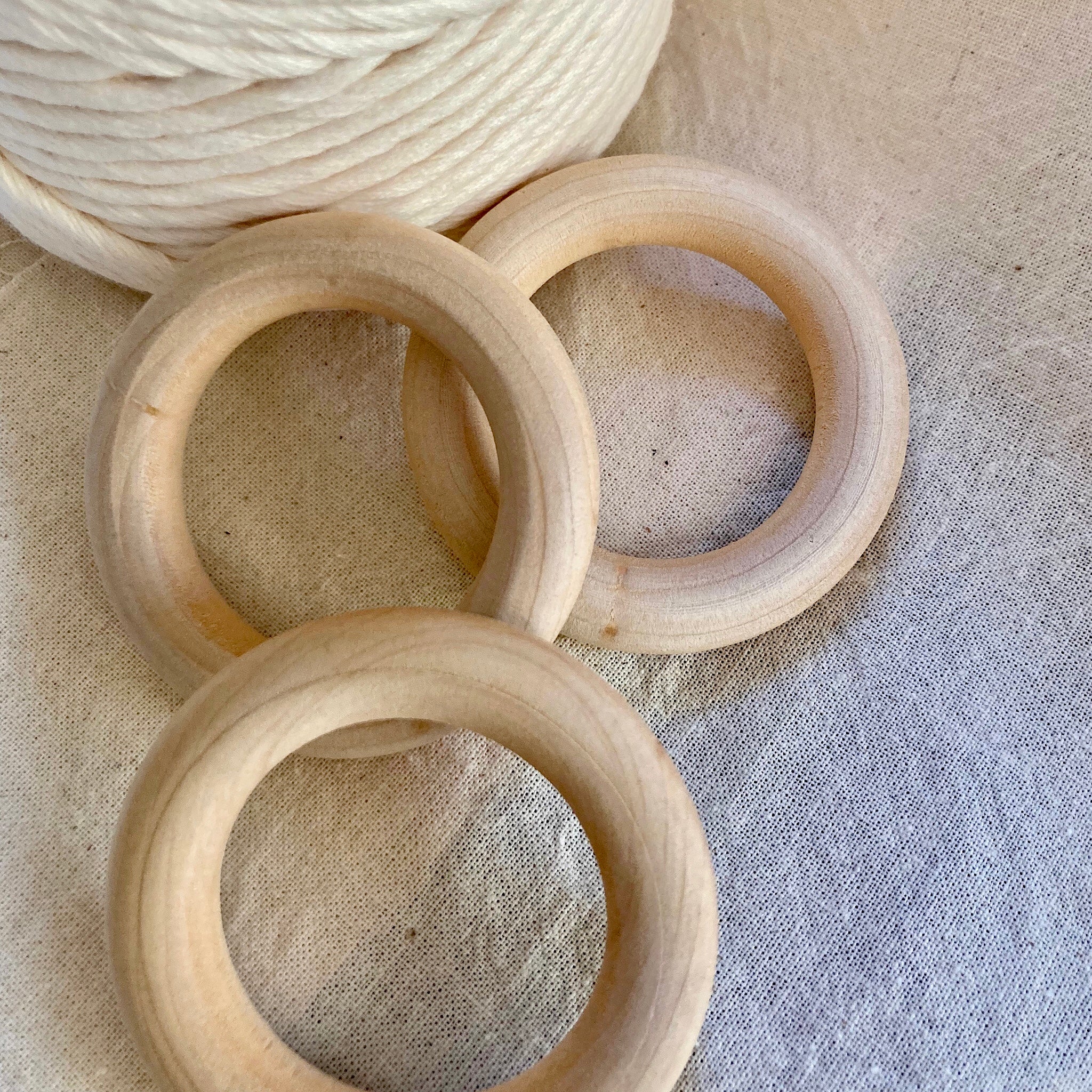 Medium Wooden Ring x 2 – AbooLoop
